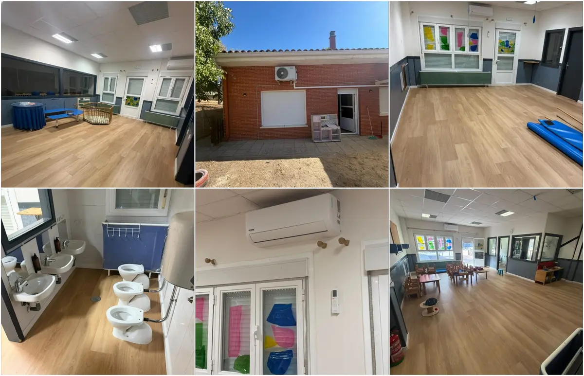 La Escuela Infantil Valle de Luz incorpora climatización en sus cinco aulas