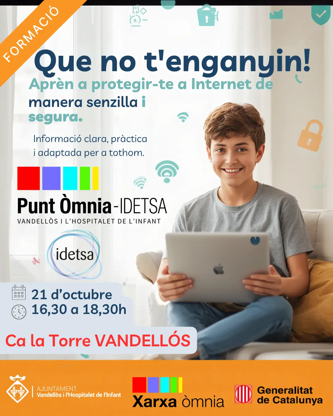Vandellòs acogerá una formación práctica sobre seguridad en Internet