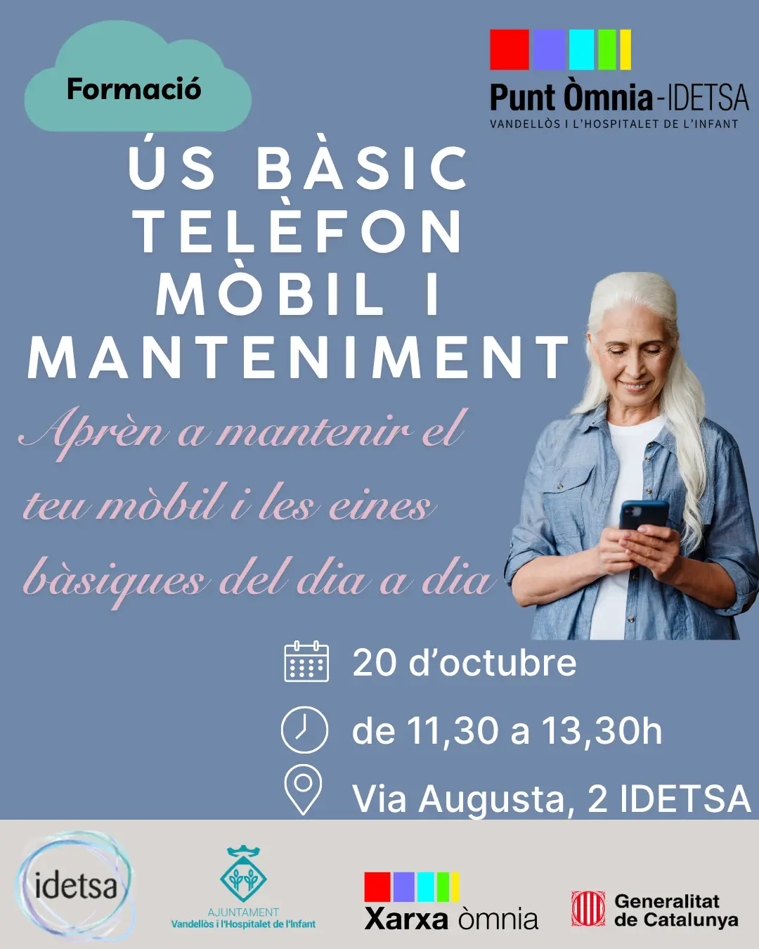 IDETSA organiza una sesión para aprender a usar y mantener el móvil