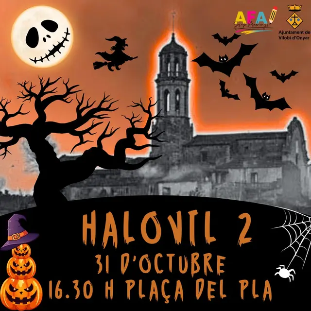 Vilobí d’Onyar convoca una tarde de Halloween en la Plaça del Pla