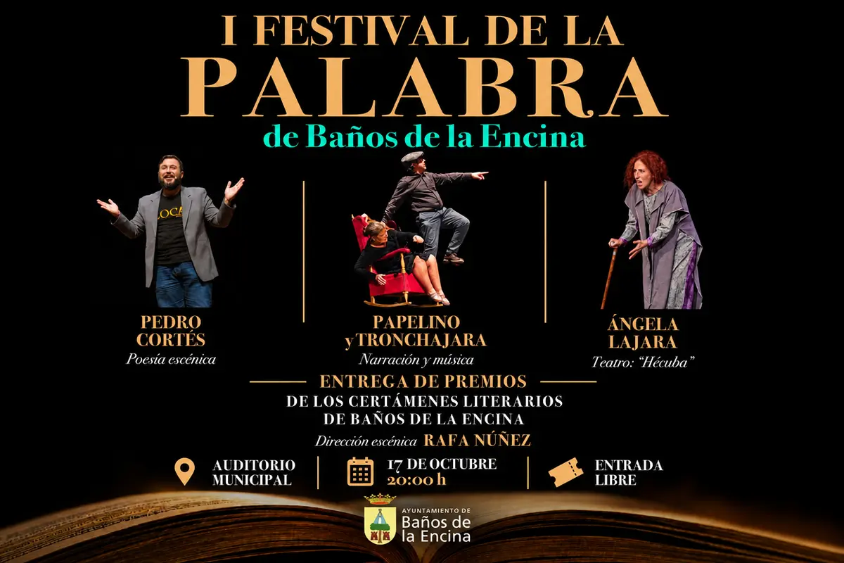Baños de la Encina celebrará en octubre su primer Festival de la Palabra