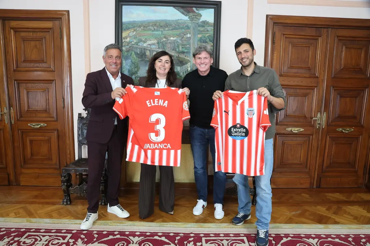 Lugo y el CD Lugo estudian cómo acercar el fútbol a los escolares