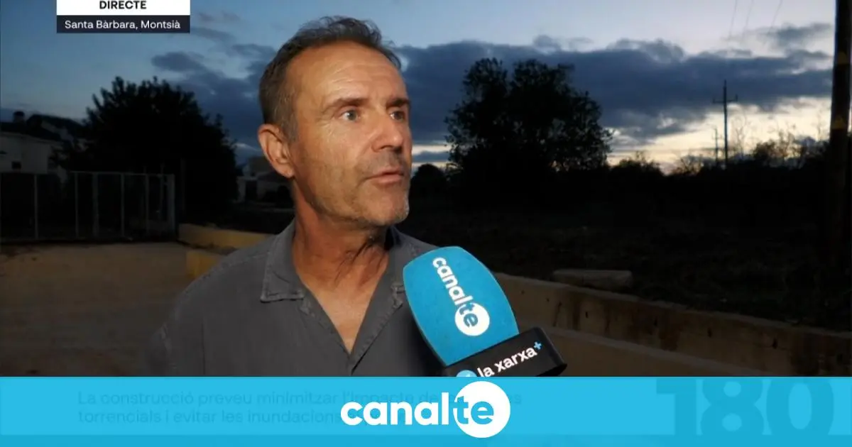 Santa Bàrbara impulsa una balsa para reducir el impacto de las lluvias torrenciales