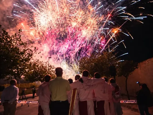 Un espectáculo piromusical cierra las fiestas patronales de Oropesa del Mar