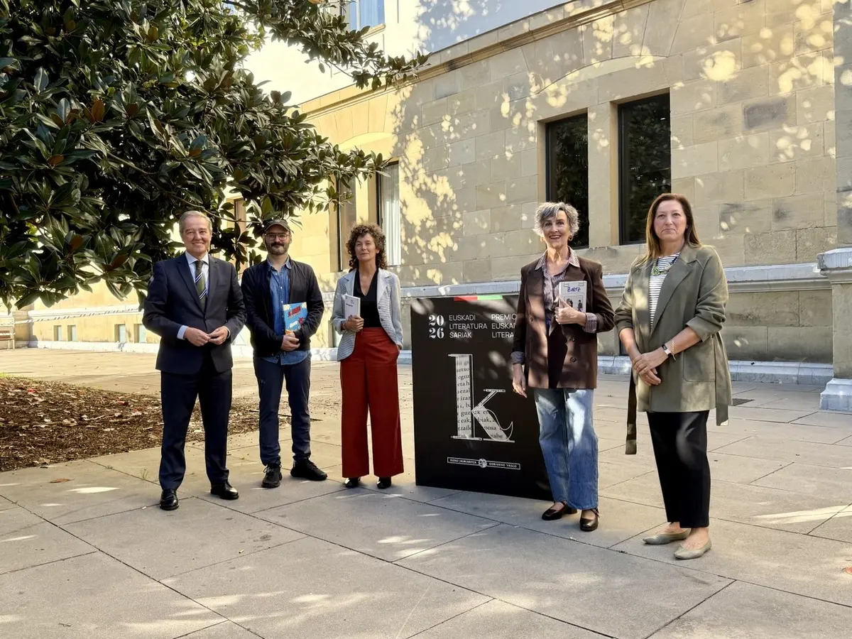 Tres autores reciben los primeros Premios Euskadi de Literatura de 2026