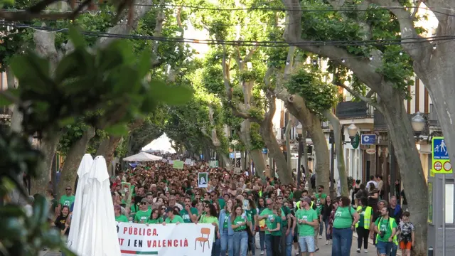 Docentes, familias y estudiantes se movilizarán en Dénia por la escuela pública