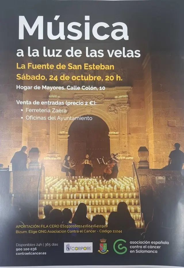 La Fuente de San Esteban anuncia una velada musical solidaria para octubre