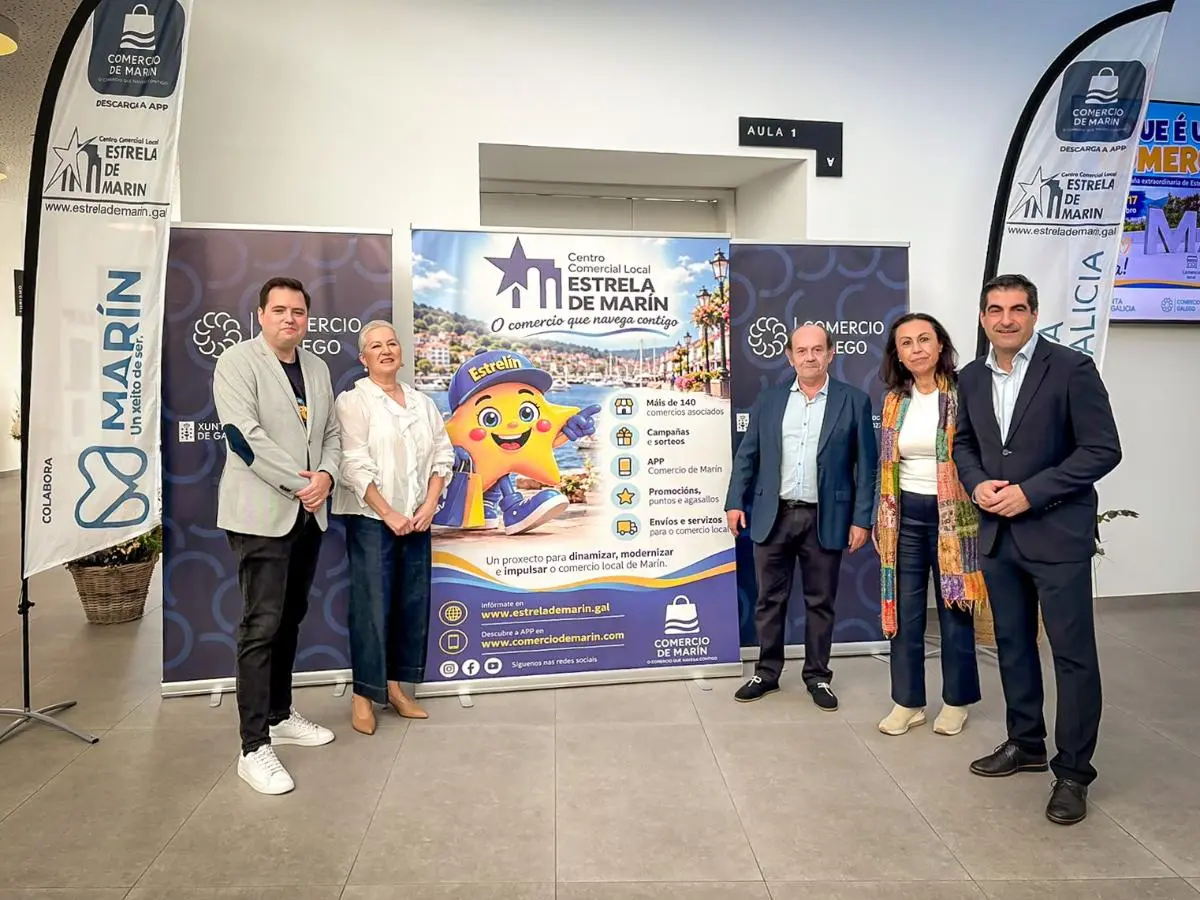 La Xunta destaca en Marín una campaña para acercar el comercio local a los jóvenes