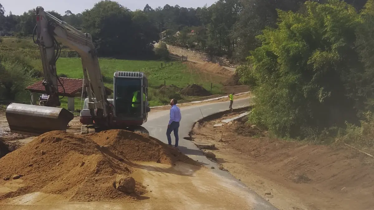 Moraña pone en marcha una senda peatonal entre Santa Lucía y Cortiñas
