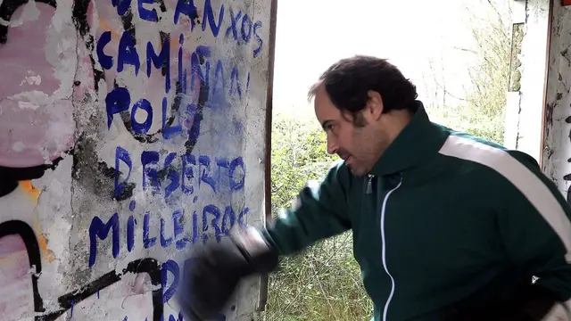 Esperante protagoniza una obra antibelicista en la muestra Outeiro Grande de Poio