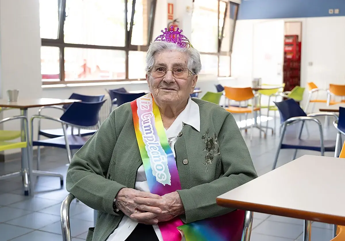 Leontina Abad Mora cumple 101 años y es natural de San Román de Hornija