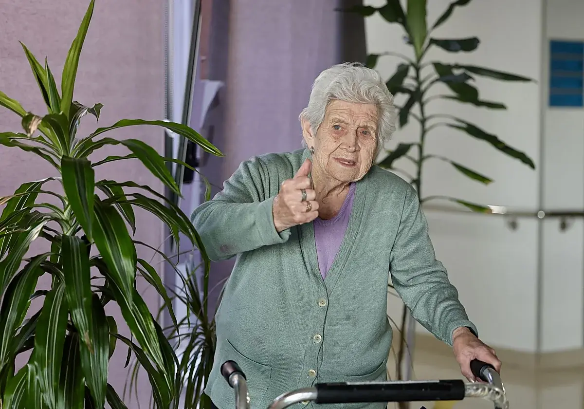 Ángela Cardeñosa, 102 años ligada a Villabrágima