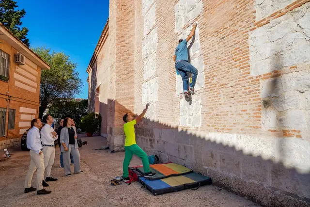 El Urban Climbing lleva la escalada urbana al centro de Torrejón