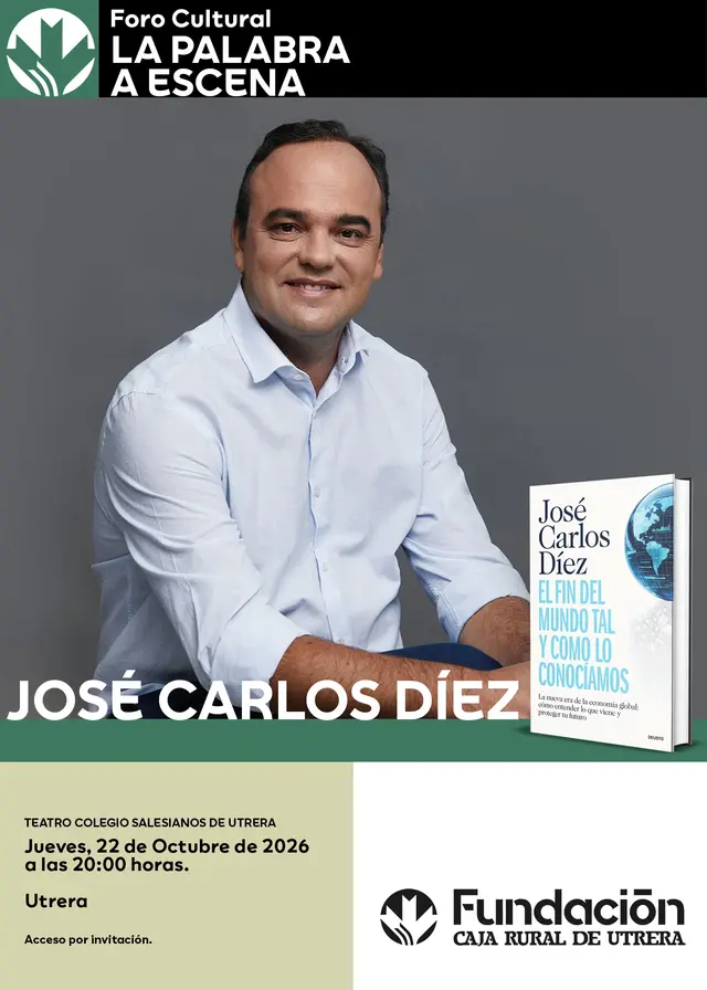 José Carlos Díez participará en la próxima cita de «La Palabra a Escena» en Utrera