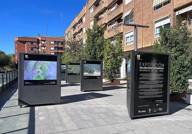 Arnedo muestra en la plaza de España imágenes de la naturaleza riojana