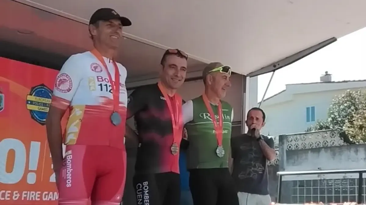 El conquense Jesús Valencia logra dos medallas en los Juegos Europeos de Policías y Bomberos