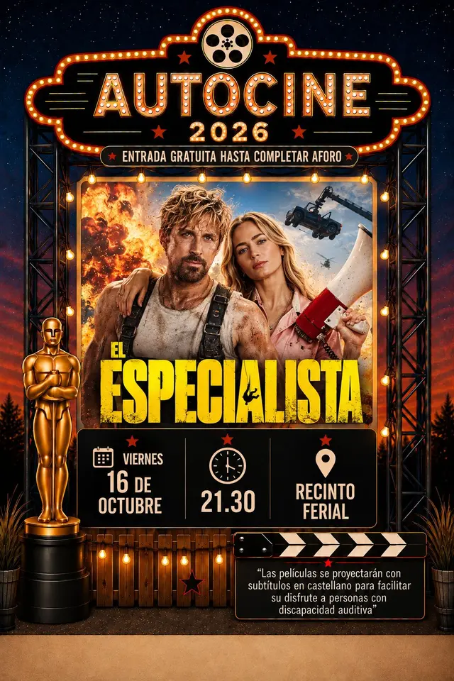«El Especialista» pondrá fin a la temporada de autocine en Chiclana