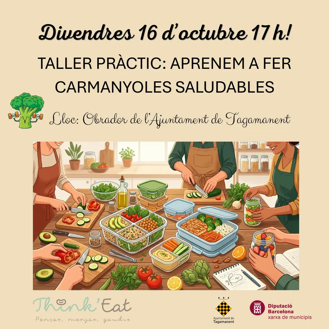 Tagamanent anuncia un taller práctico para preparar fiambreras saludables