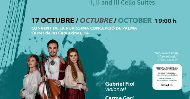 «Cartes a Bach» llegará al Convent de la Puríssima Concepció el 17 de octubre