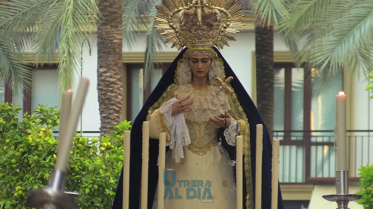 La hermandad inicia el triduo dedicado a Nuestra Señora de las Lágrimas