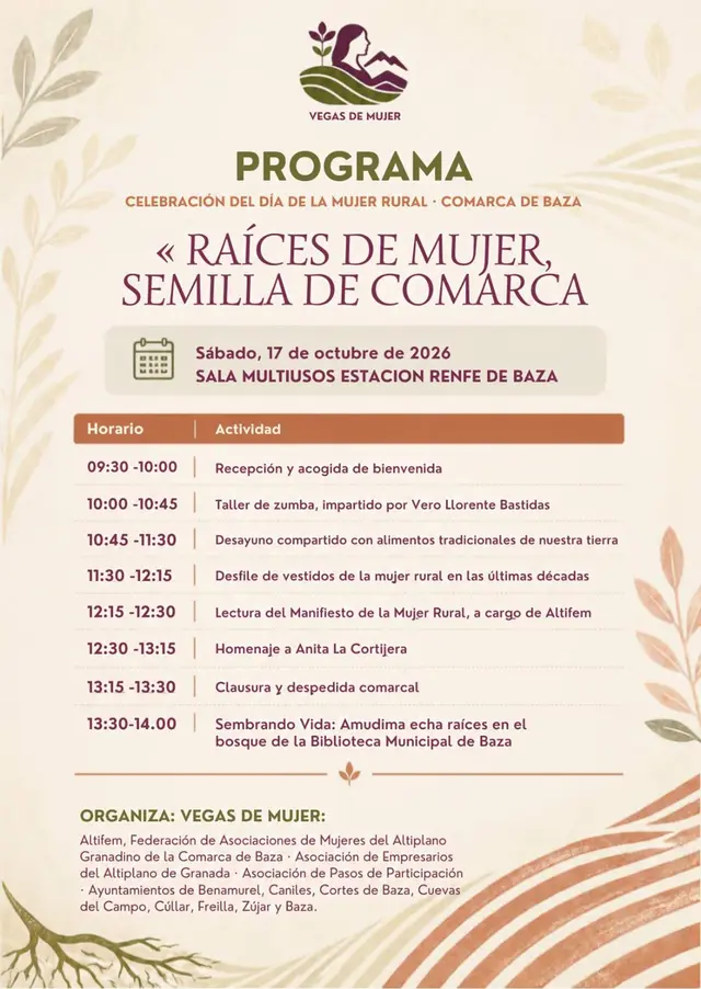 Baza reunirá a la comarca el 17 de octubre por la Mujer Rural