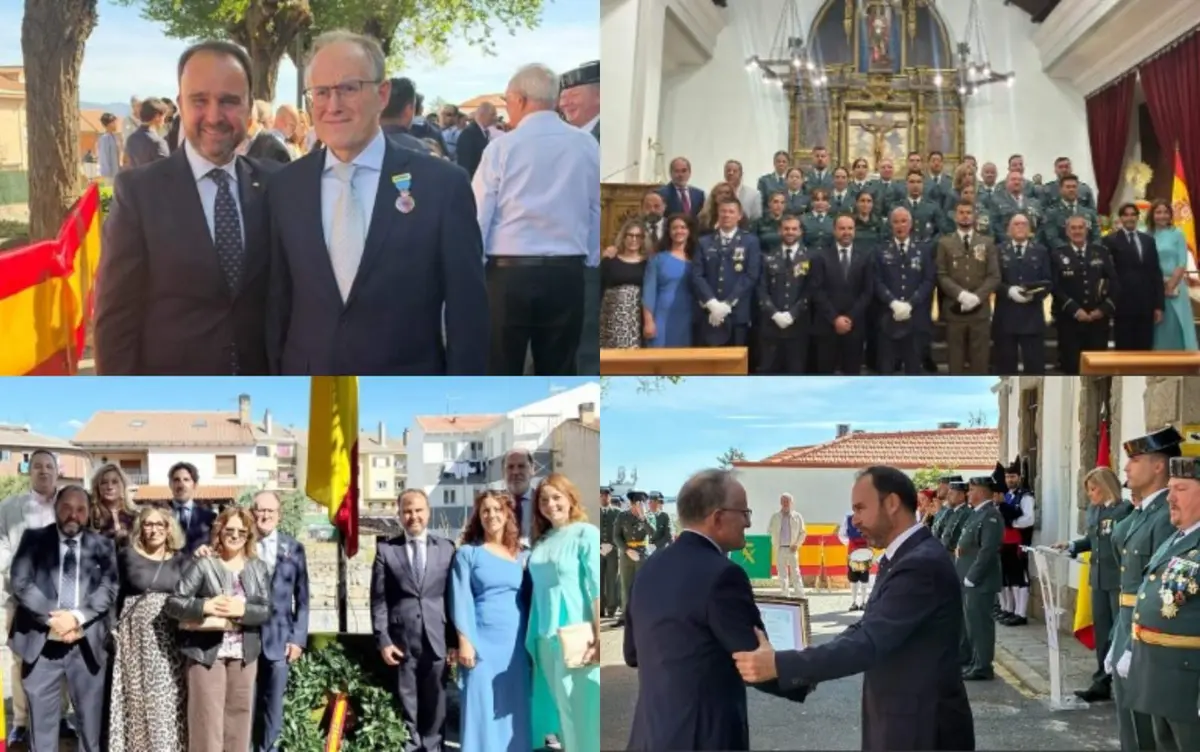 Guadarrama reconoce la trayectoria del doctor Antonio Romero con una medalla de Protección Civil