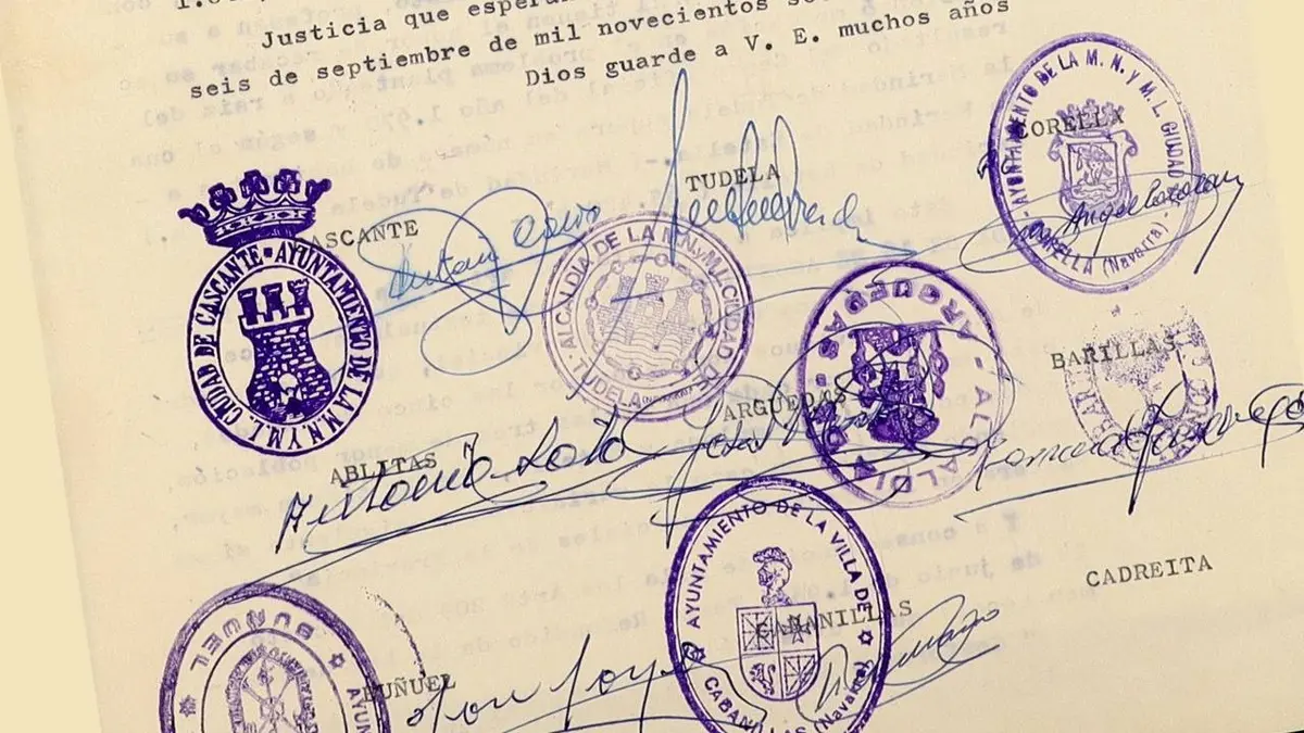 Una microexposición repasa el conflicto institucional entre Tudela y Estella