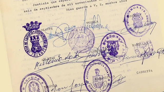 Una microexposición repasa el conflicto institucional entre Tudela y Estella