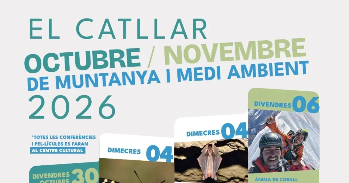 El Catllar prepara un ciclo de un mes sobre alpinismo y naturaleza