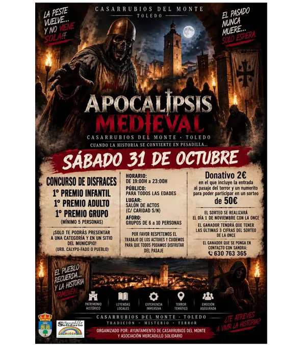 Un pasaje de terror medieval abrirá sus puertas en Casarrubios el 31 de octubre
