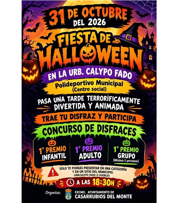 Calypo-Fado celebrará Halloween con un concurso de disfraces el 31 de octubre