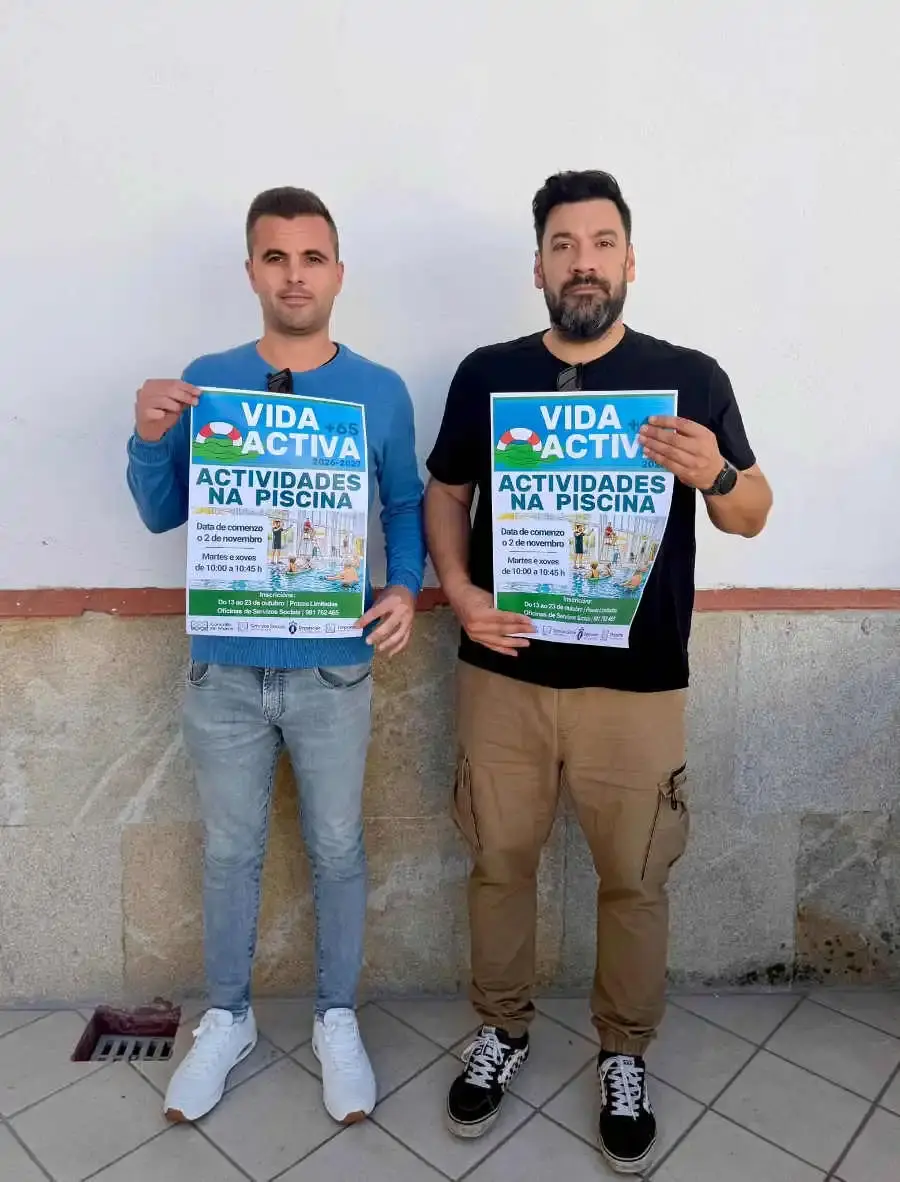 Muros pone en marcha el nuevo curso de Vida Activa +65 en la piscina