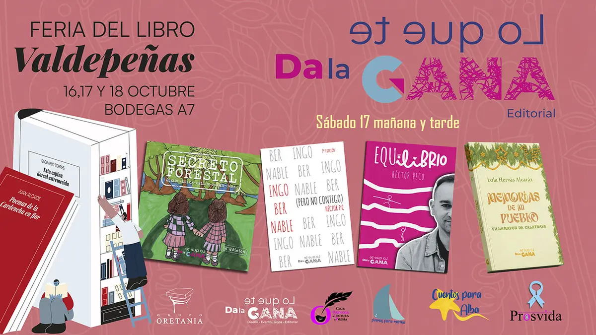 Lo que te da la gana presentará su catálogo en la feria del libro de Valdepeñas