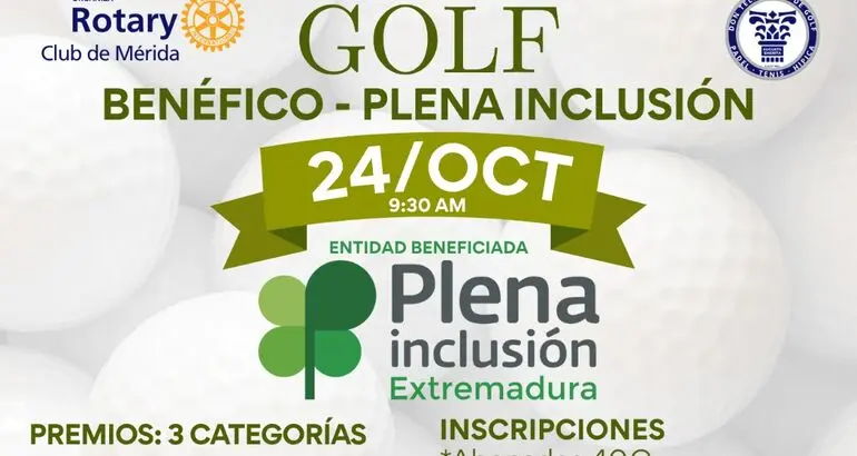 Mérida volverá a acoger el torneo solidario de golf de Rotary