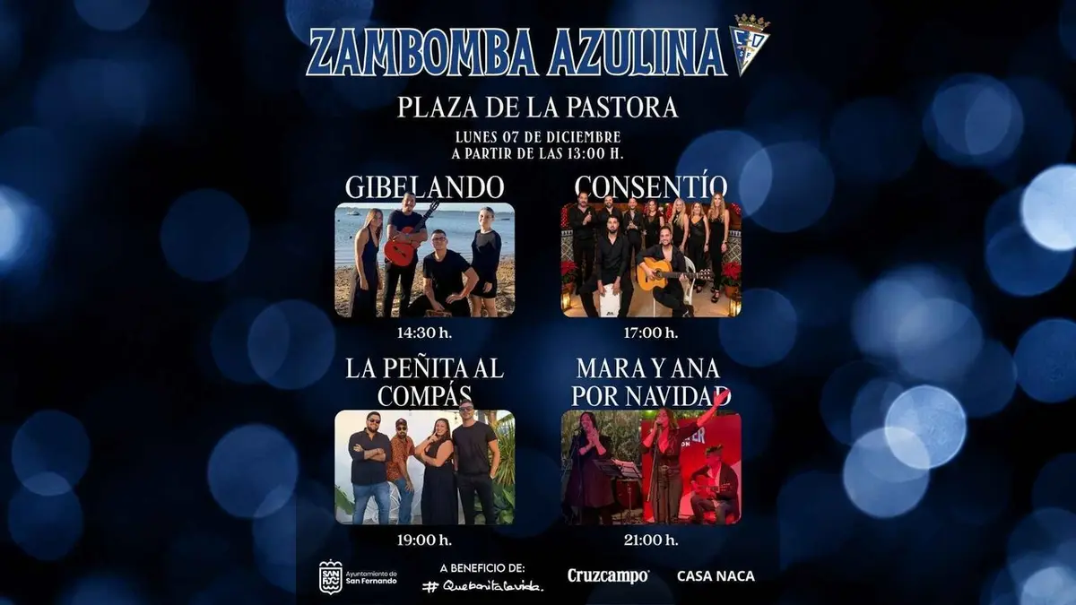 La Zambomba Azulina prepara su segunda edición solidaria en La Pastora