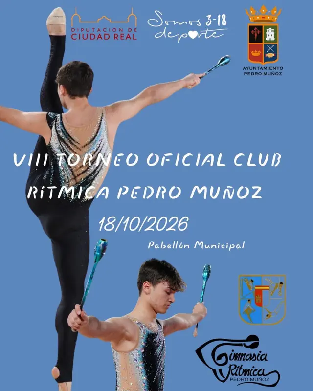 El Pabellón Municipal será sede del torneo oficial de gimnasia rítmica