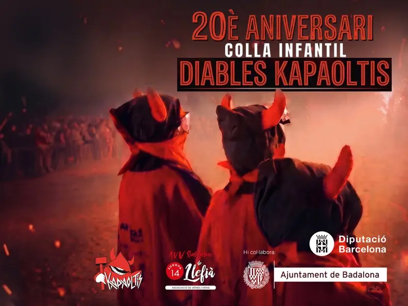 Llefià prepara un correfoc por los 20 años de la colla infantil de Kapaoltis