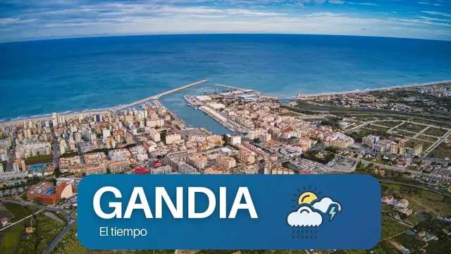 Gandia tendrá cielos poco nubosos y temperaturas de hasta 27 grados el 12 de octubre