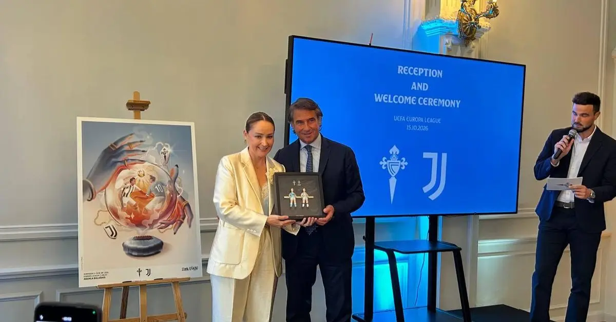 Celta y Juventus estrechan lazos en un acto celebrado en A Sede