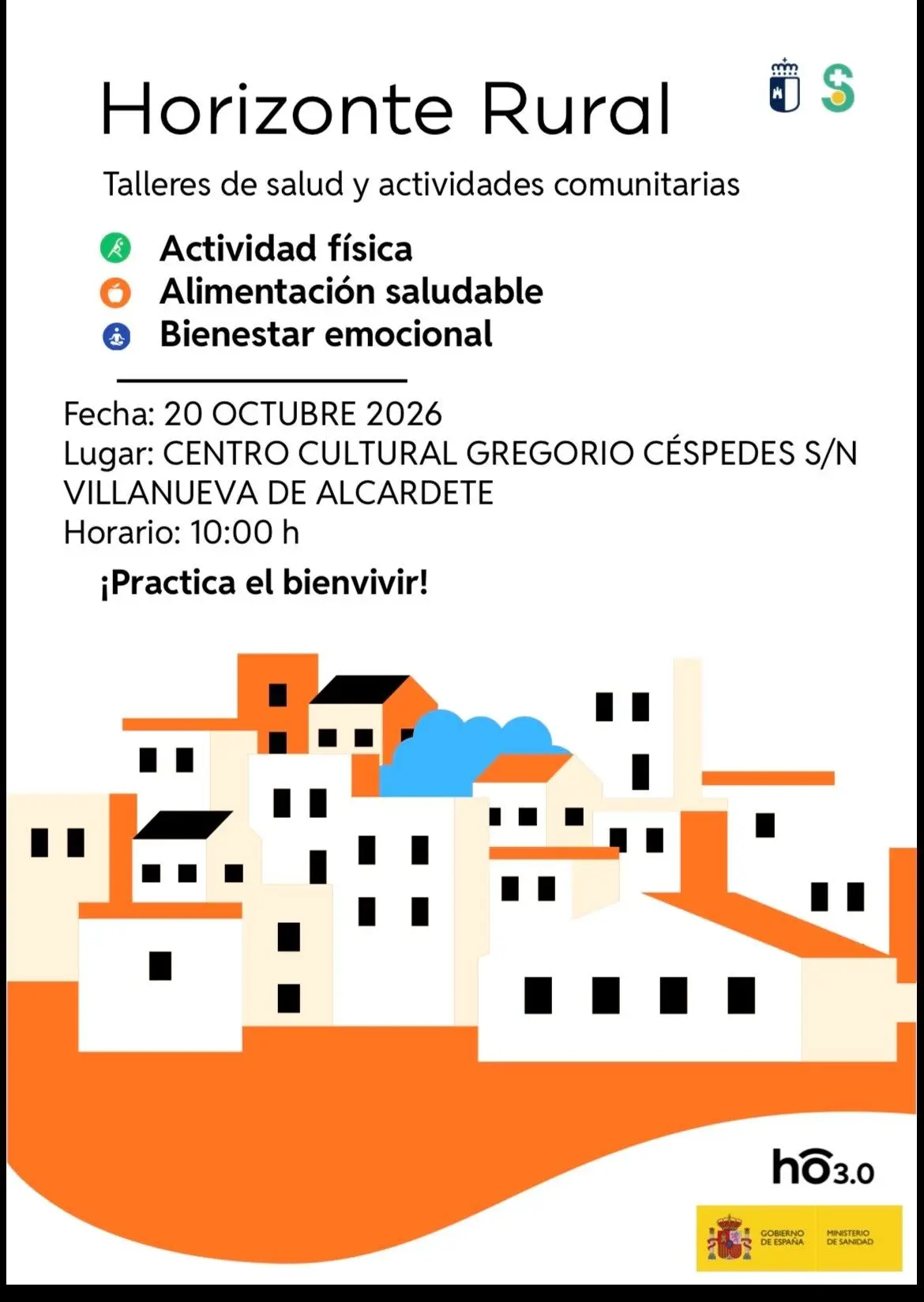 Villanueva de Alcardete anuncia una jornada de salud y actividades comunitarias