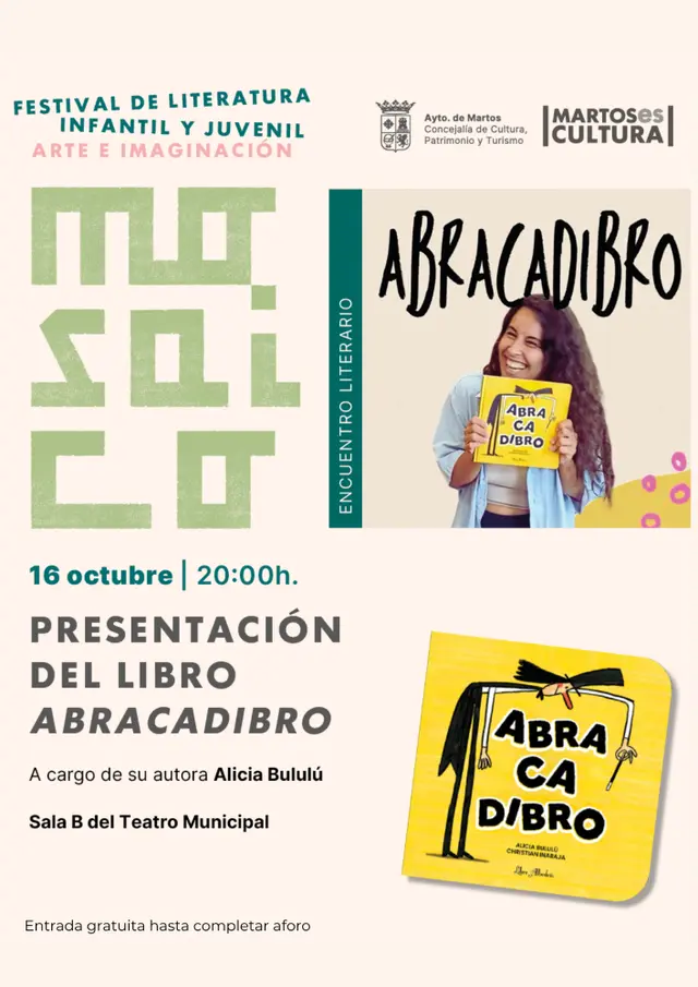 Martos programa una cita literaria de MOSAICO con «Abracadibro»
