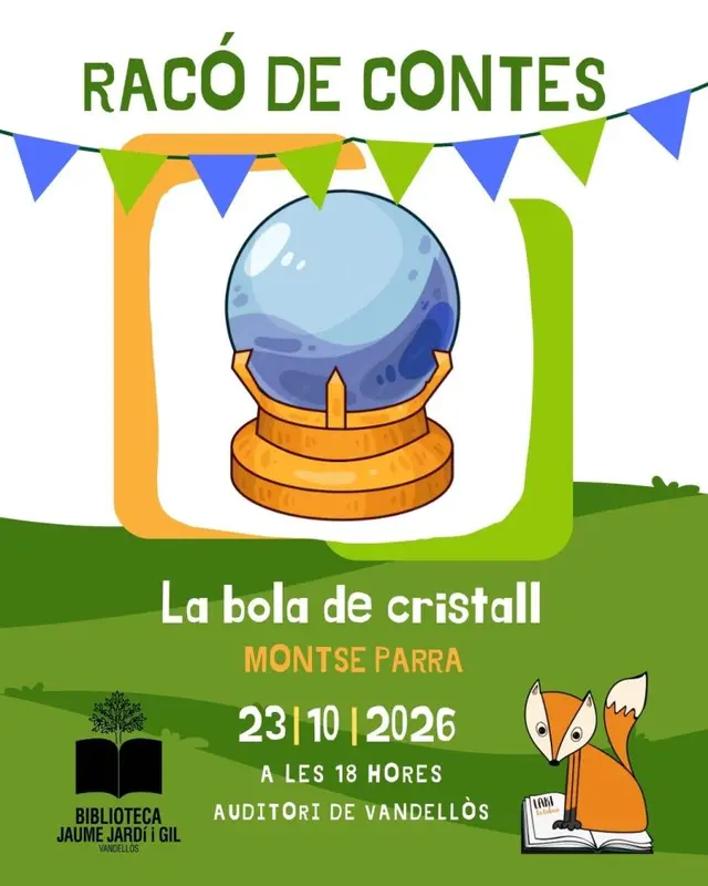 Vandellòs programa una sesión de cuentos sobre «La bola de cristall»