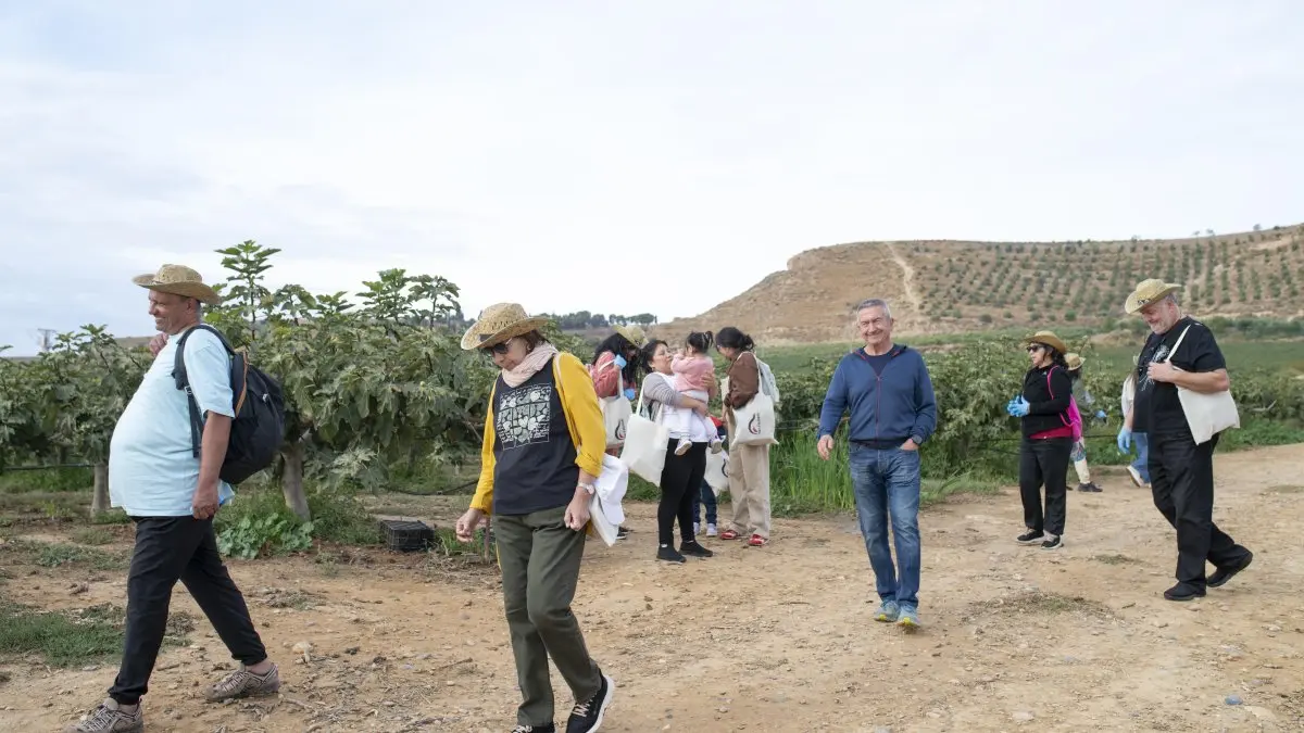 La feria de la higuera reúne en Alguaire a agricultores y cocineros