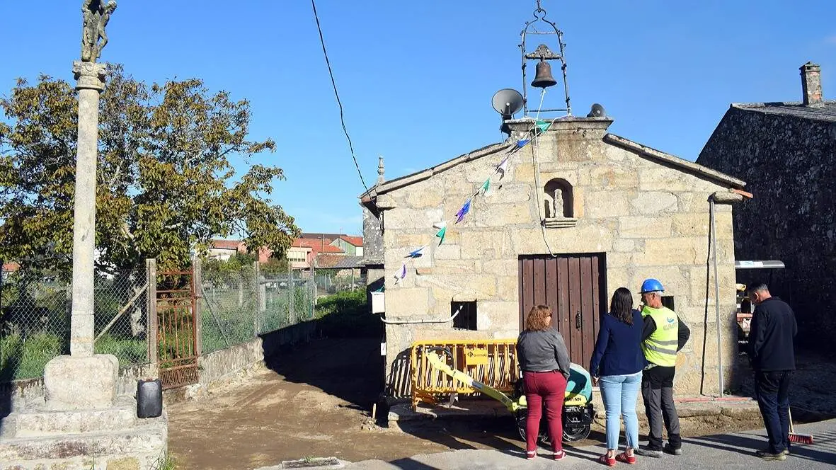 Valga inicia la mejora del entorno de la Capela dos Desamparados