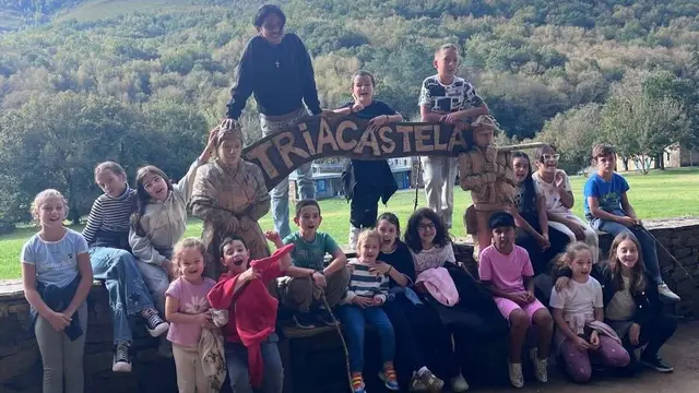 Alumnado de Triacastela participa en una serie web infantil sobre el Camino