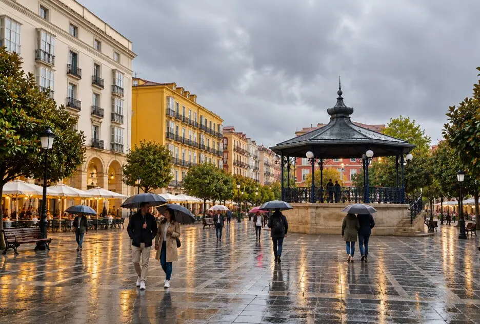 La lluvia podría llegar a Miengo este viernes y aumentar durante el sábado en Cantabria