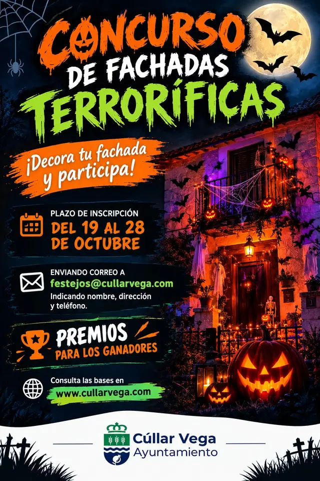 Cúllar Vega anima a decorar fachadas y balcones por Halloween