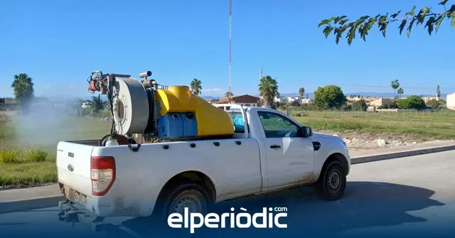 Almassora refuerza el control de mosquitos después de las lluvias y el calor