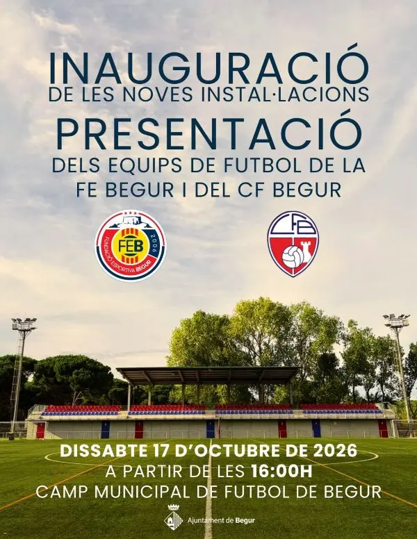 El campo municipal de Begur estrenará instalaciones con la presentación de sus equipos