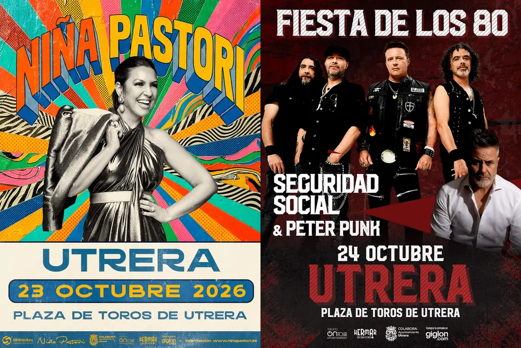 Dos conciertos de pop y flamenco llegarán a la Plaza de Toros de Utrera